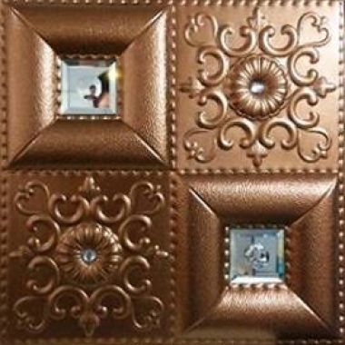TẤM ỐP 3D DA - GC07 (MÀU CAFE)