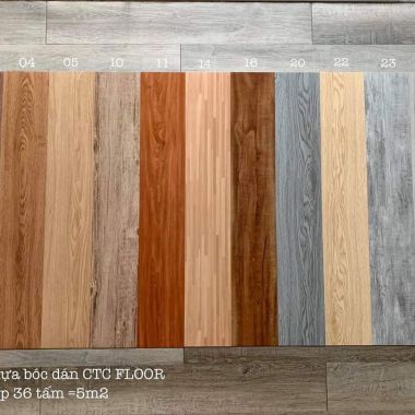 SÀN NHỰA BOC DÁN CTC