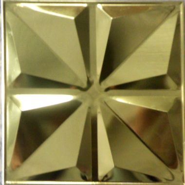 TẤM ỐP 3D KIM LOẠI - GC10 (VÀNG BÓNG)