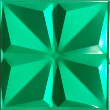 TẤM ỐP 3D KIM LOẠI - GC10 (XANH LÁ)