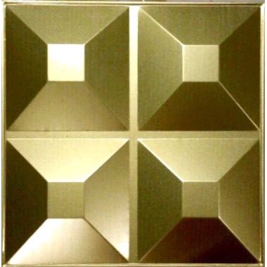 TẤM ỐP 3D KIM LOẠI - GC02 (VÀNG ĐỒNG)