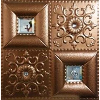 TẤM ỐP 3D DA - GC07 (MÀU CAFE)