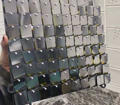 tấm ốp 3d gió (sequin) hạt vuông