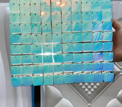 tấm ốp 3d gió (sequin) hạt vuông